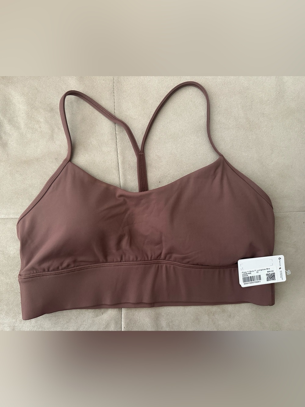 🍋LULULEMON FLOW Y NULU LONGLINE BRA 🍋NWT🔥